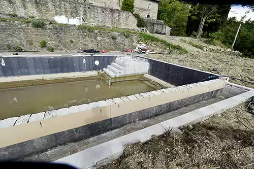 Realizzazione spiaggia  di sfioro 